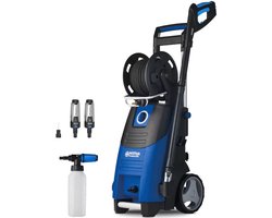 Nilfisk Premium 200-15 – Hogedrukreiniger 200 bar met Super Schuimspuit, Gentle & Ruwe sproeiers, 15 m slang en telescopische handgreep – Voor professionele resultaten