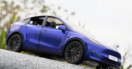 Nezr® Car Jouets Garçons - Tesla Model Y - Voiture Miniature - Son et  Lumière - 1:24 