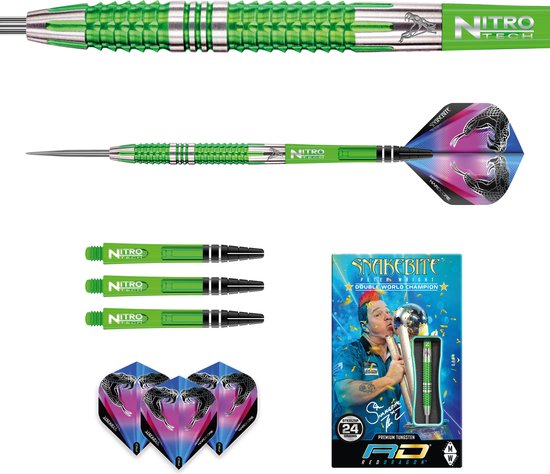 Red Dragon Peter Wright Snakebite Mamba 2 90% - Dartpijlen van Red Dragon — afbeelding 3