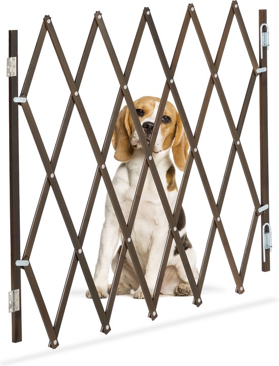 Barrière pour chien d'intérieur Relaxdays - harmonica - barrière d'escalier  pour chien... | bol