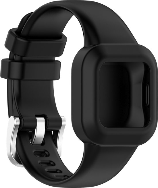 By Qubix Siliconen uni - Zwart - Garmin Vivofit Junior 3