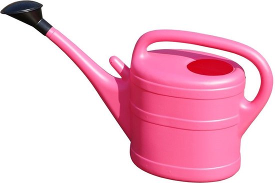 Roze gieter met broeskop 10 liter - Geli