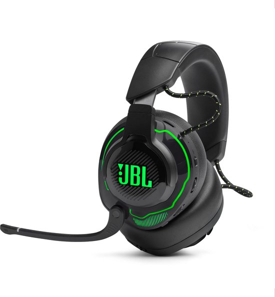 JBL Quantum 910P - Draadloze Gaming Headset - Bluetooth/2.4GHz USB - Over Ear - Xbox, PC & Nintendo Switch - Zwart/Groen