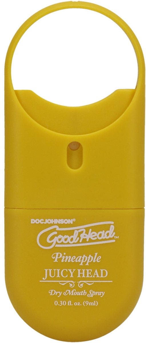 Doc Johnson - Juicy Head - Dry Mouth Spray To-Go - Pineapple - 0.3 fl oz / 9 ml