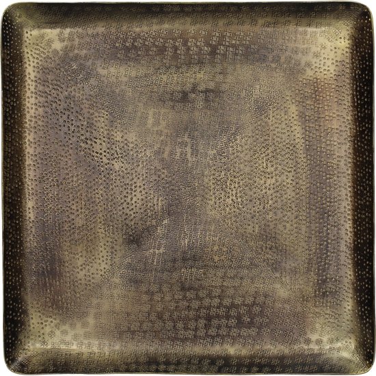 Schaal-dienblad-bruin-goud-vierkant-42 cm