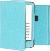iMoshion Ereader Cover / Hoesje Geschikt voor Amazon Kindle (2022) 11th gen - iMoshion Vegan Leather Bookcase - Lichtblauw
