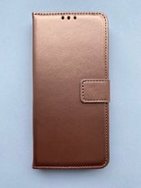 Geschikt voor Samsung Galaxy S23 Plus boekhoesje roze goud - portemonnee hoesje met kaarthouder en magneetsluiting