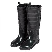 XQ - Bottes de pluie pour femmes Femme - Fashion - PVC - Zwart - Bottes de pluie hautes