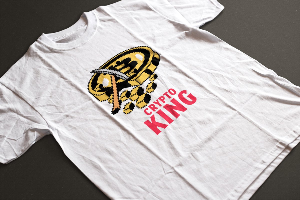 Shirt - Crypto king - Wurban Wear | Grappig shirt | Crypto | Unisex tshirt  | Boeken |... | bol