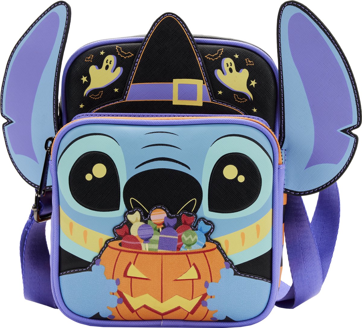 Disney - Lilo et Stitch : Lanière Stitch + pochette