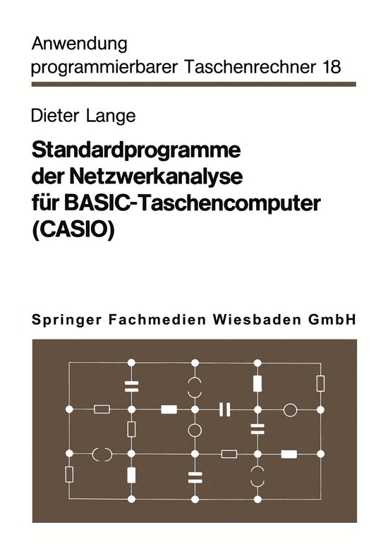 Anwendung programmierbarer Taschenrechner18- Standardprogram ... - cover