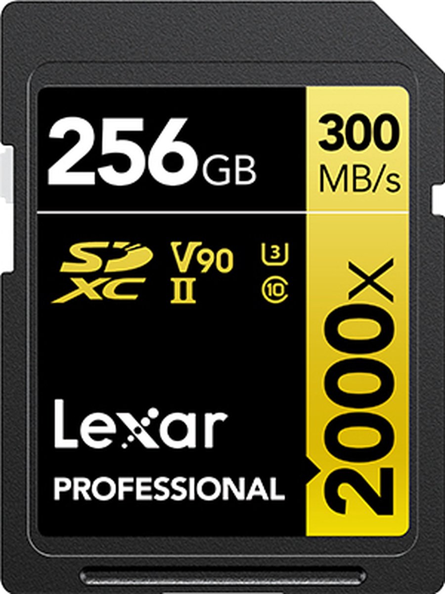 Lexar Professional 2000x GOLD 256GB SDXC
