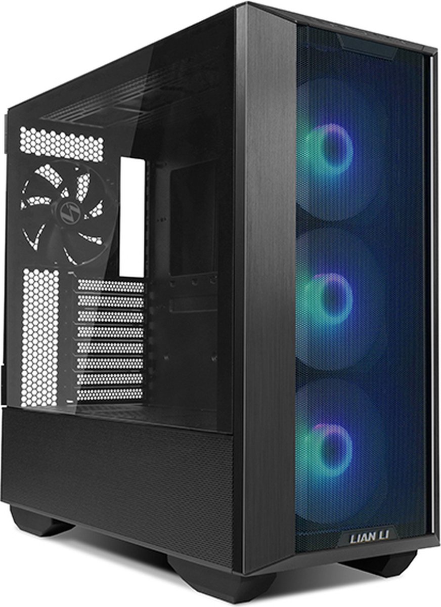 Lian Li Lian Li LANCOOL III Midi-Tower, RGB - schwarz Midi-tower PC-behuizing Zwart