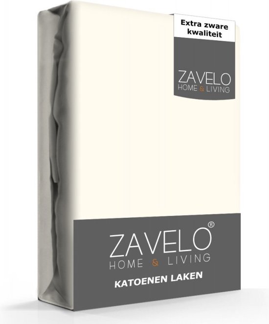 Zavelo Lakens Katoen - Boven/Onder laken - Katoen - Hoogwaardig Hotelkwaliteit - Heerlijk Zacht