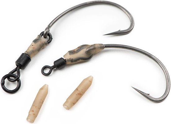 Camo Power Grip Naked Line Tail Rubbers SZ 7 X10 Edges Fox van CAM — afbeelding 3
