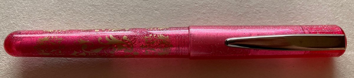 Inoxcrom – balpen – roze glitter