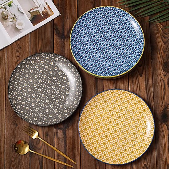 ensemble de bols de service \ assiettes à soupe, grands bols de service à salade, bol à soupe blanc peu profond, va au micro-ondes, va au lave-vaisselle, bol de service - ensemble d'assiettes