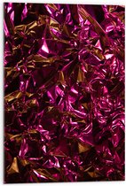 Acrylglas - Foto van Patroon met Roze Folie - 50x75 cm Foto op Acrylglas (Wanddecoratie op Acrylaat)