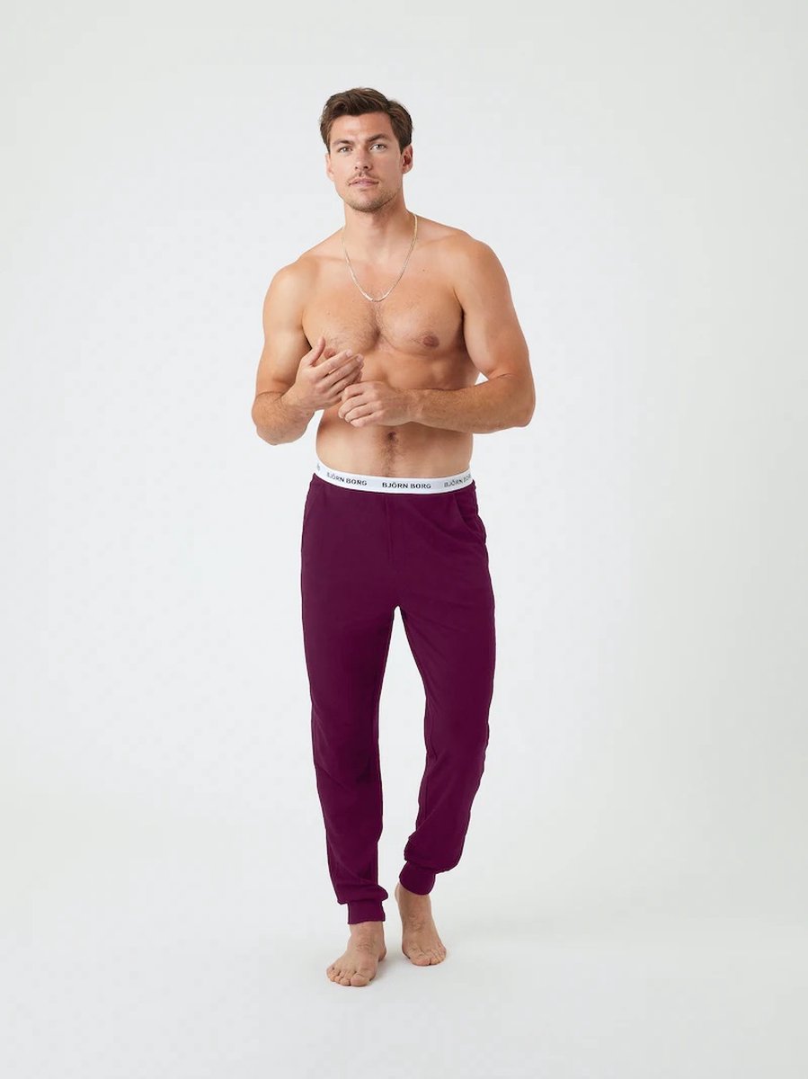 Bjorn Borg Core Loungewear Pants Grape Wine maat XL