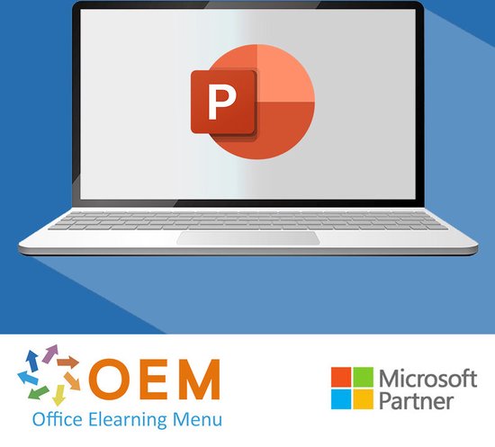 PowerPoint 365 E-Learning Training Cursus Box - OEM Office ELearning Menu