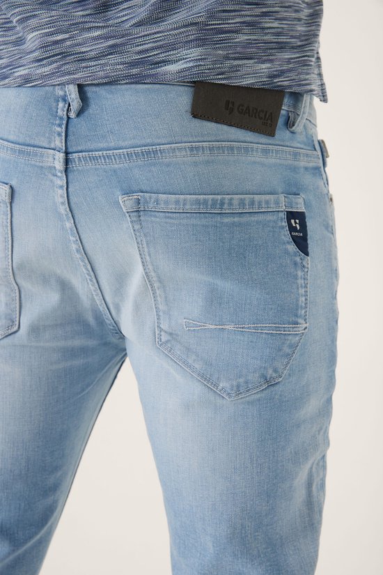GARCIA Brando Heren Skinny Fit Jeans Blauw - Maat W27 X L32