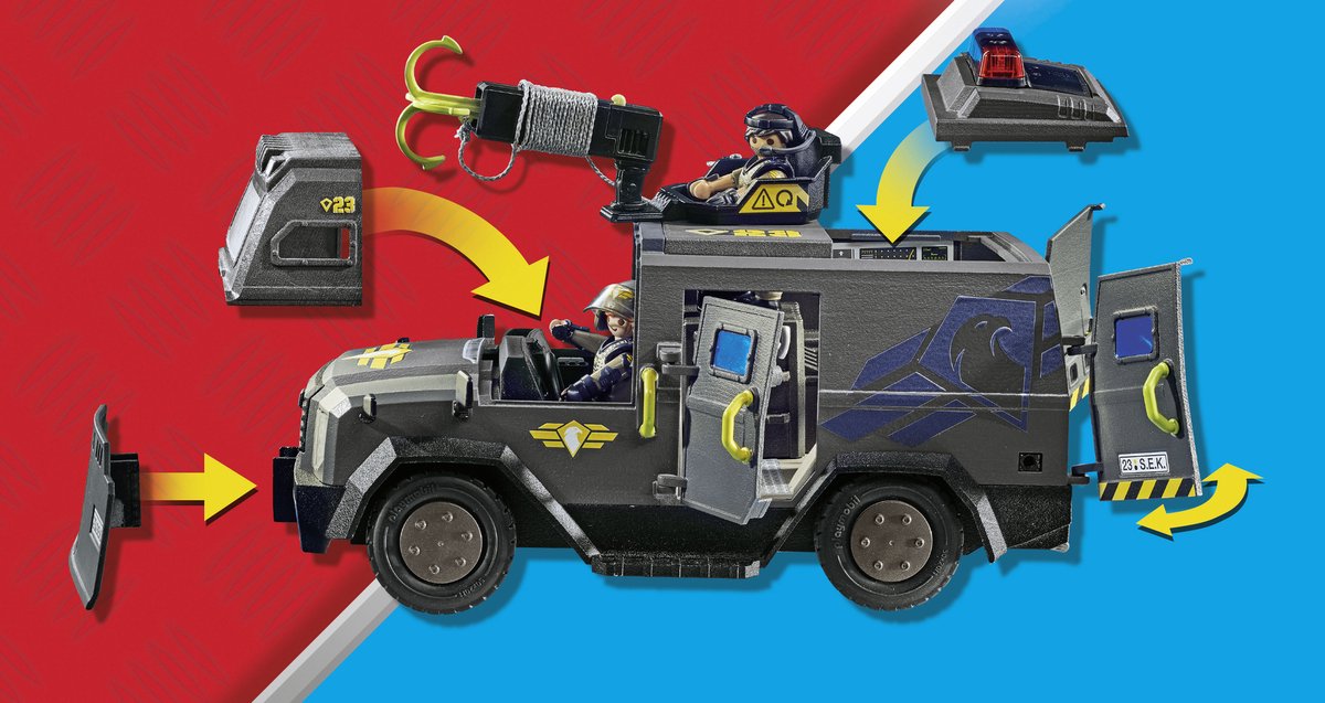 PLAYMOBIL City Action SE-terreinwagen - 71144 — afbeelding 18