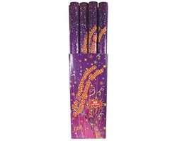 12x Super mega partyshooter multi 80 cm papiersnippers - Papier Party thema feest popper shooter kanon kerst festival oud en nieuw 2021 oudjaars avond