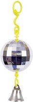 JW Activitoy Disco Ball - Parkieten speelgoed - Vogelspeelgoed - Met bel - Kunststof