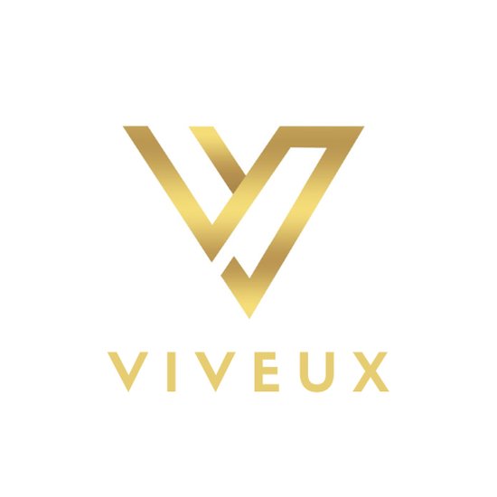 VIVEUX® Cube Collection - Zwarte Zonnebril - Vierkant - Inclusief Beschermhoes - Viveux