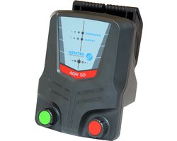 Nemtek Agri 50km - Schrikdraadapparaat met Lichtnet en Accu - 5 Joule Output (incl. adapter en aansluitklemmen)