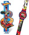 Hot Wheels Digitaal Pols Horloge voor Kinderen - Klok kijken - Cadeau