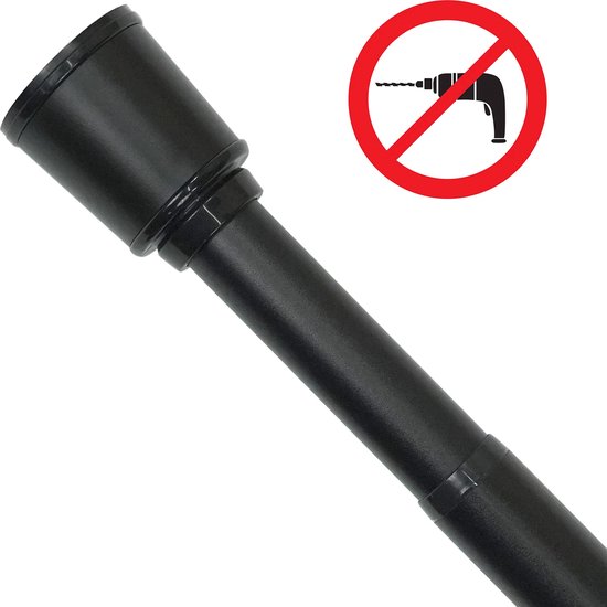 Umbra Blok uitschuifbare gordijnroede (diameter 2,5 cm Umbra Blok uitschuifbare gordijnroede (diameter 2,5 cm