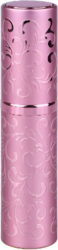 Luxe Mini Parfum Flesje - Navulbaar - 10 ml - Reisflesje - Parfumverstuiver - Roze