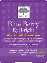 New Nordic Blue Berry Eyebright maxi - Ogen, gezichtsvermogen en hersenen - Voedingssupplement - 120 tabletten