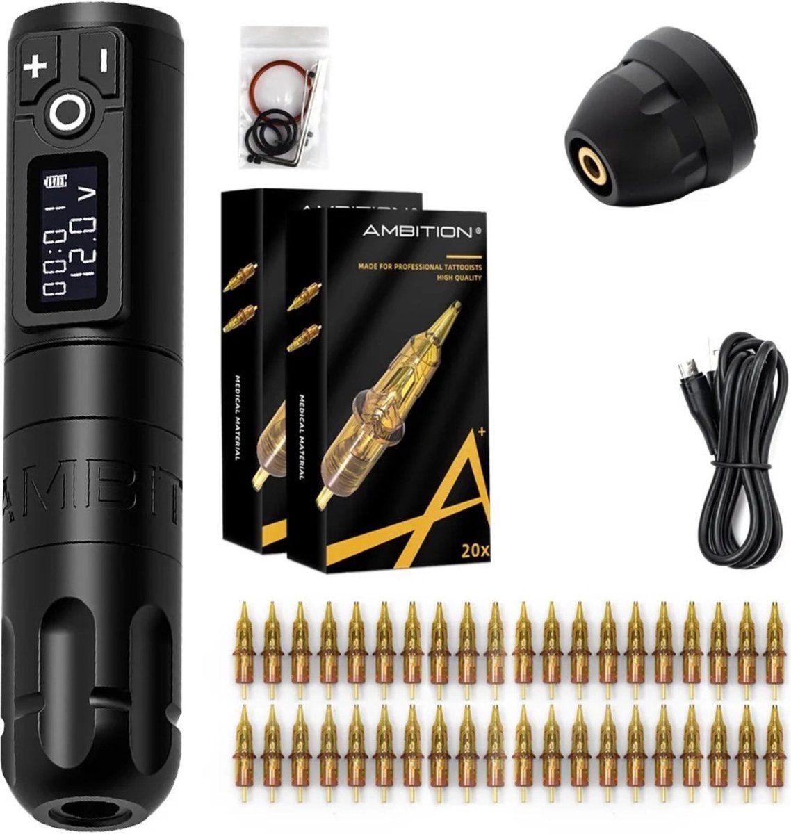 Ambition® Tattoo Machine Draadloze Tattoo Machine Tattoo Machine