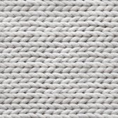 Vloerkleed vinyl | Braided Virgin White