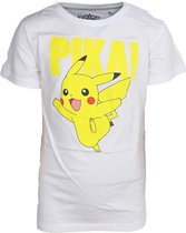 Pokémon - Kids white Pikachu t-shirt - 146/152