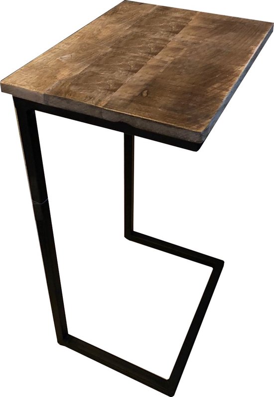 Luxe Bijzettafel - Coffee Table - Bijzettafeltje - Tafeltje - Industrieel - Landelijk - 65 cm hoog