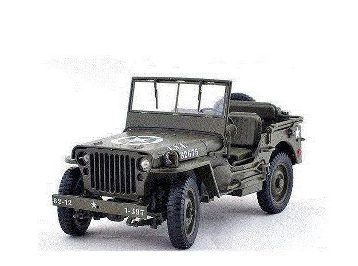 Jeep Willys MB 1941 - 1:18 - Welly | bol