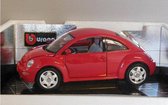 Volkswagen New Beetle 1998 1:18 Bburago Rood 3342