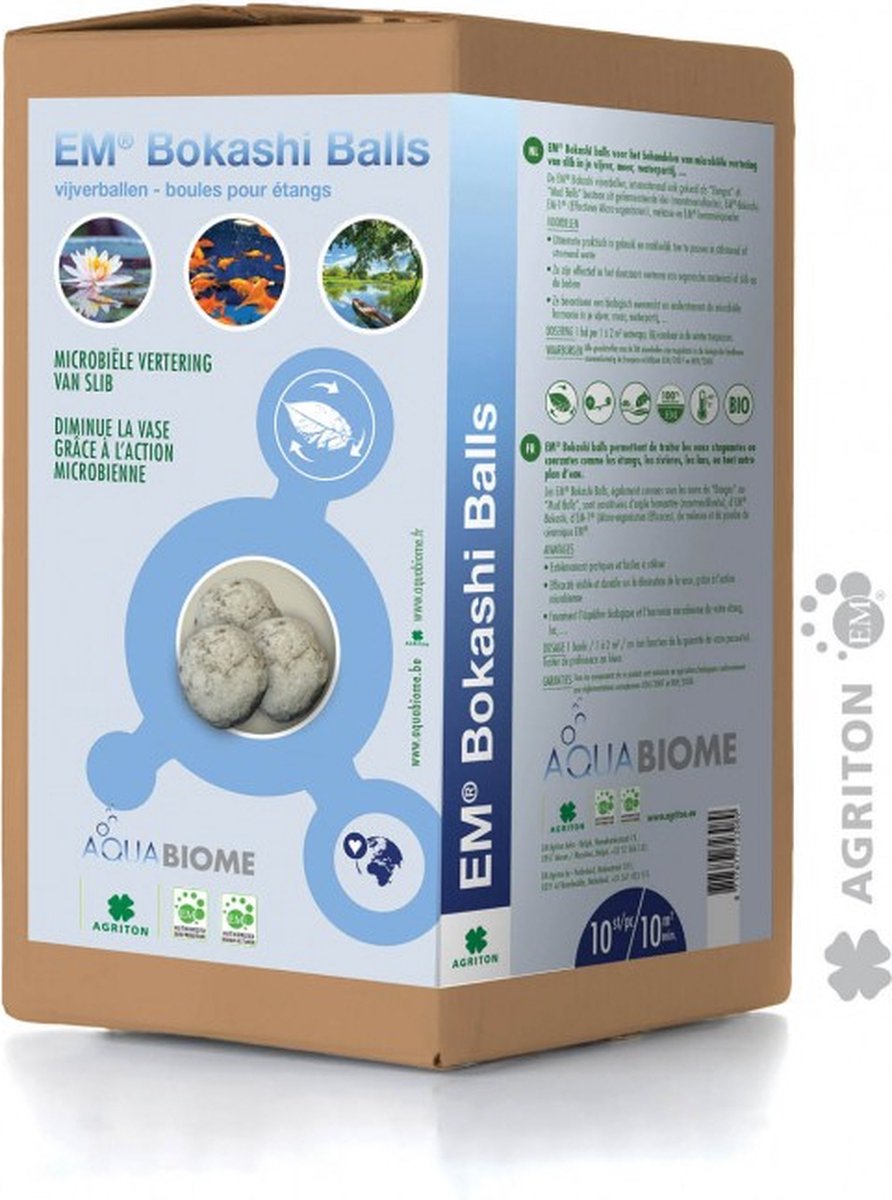 Bokashi vijverballen - voor helder vijverwater