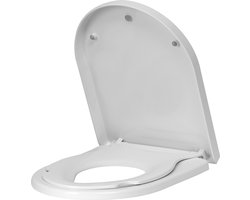 Toiletbril - Soft Close - WC Bril - O Shape - Toilet - Cover - Met kinderbril - Wit