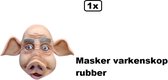 Luxe masker Varkenskop - latex - Carnaval Dieren festival varken thema feest party