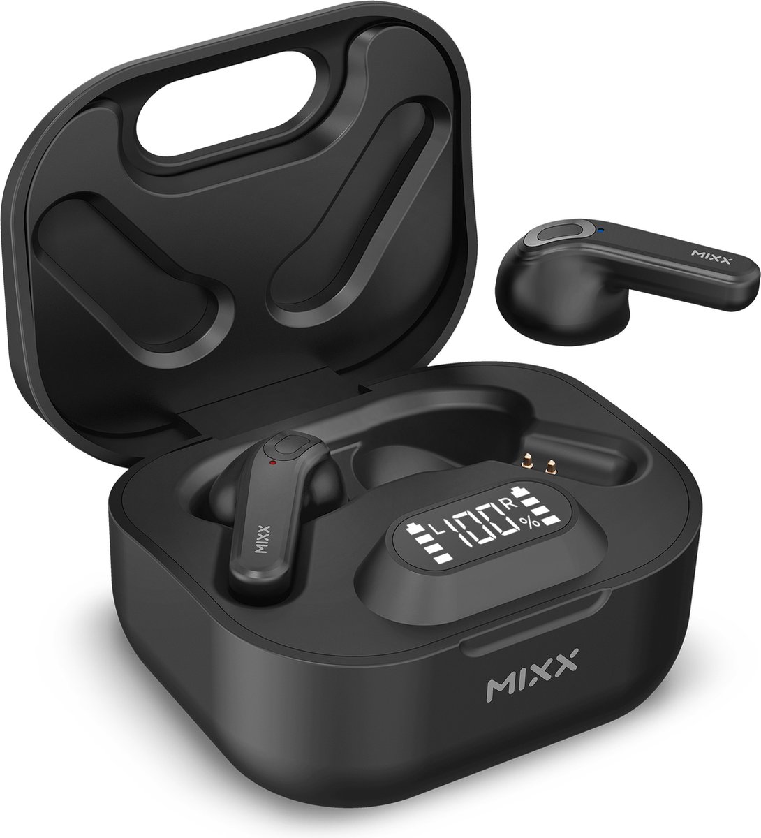 Mixx StreamBuds Hybrid - In-Ear Koptelefoon - Zwart
