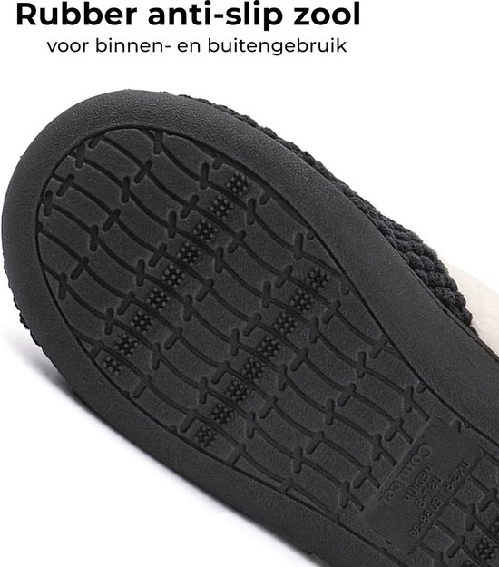 Comfeet femme - Pantoufles femmes - Taille 36/37 - Zwart - Antidérapant - Pantoufles