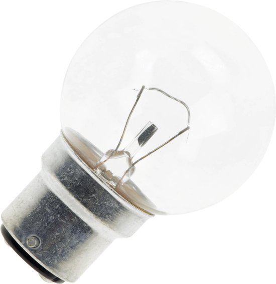 Ampoule tungstène - culot baïonnette B22 - 12 V