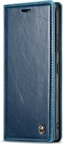 CaseMe - Telefoonhoesje geschikt voor Xiaomi 13 - Flip Wallet Case - Magneetsluiting - Blauw