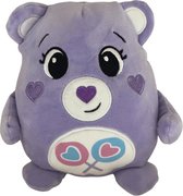 Care Bear - Squashy Troetelbeer knuffel - 20 cm - Paars - Pluche
