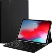 Bluetooth Toetsenbord voor Apple iPad Pro 2018 (11 inch) Toetsenbord & Hoes - QWERTY Keyboard case - Auto/Wake functie - Zwart