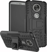 Schokbestendige Back Cover - Motorola Moto E5 - Zwart